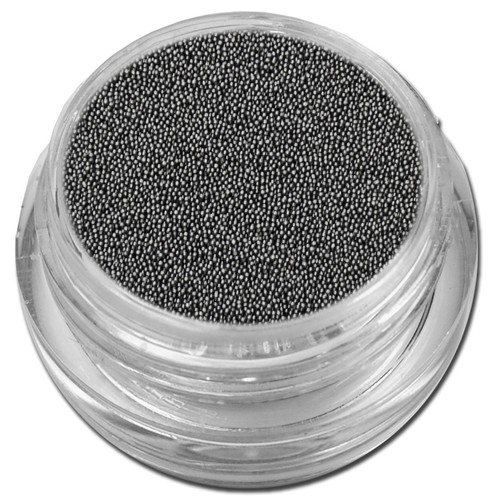 Mini perlen schwarz nail - nail, art