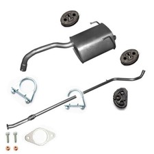 Komplett Auspuff +Anbausatz für Fiat Panda 312,319 1.2 ab 02/2012 NEU