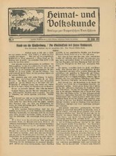 Heimat und Volkskunde. Beilage