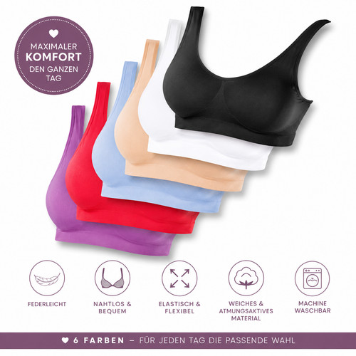 6er pack slimmaxx damen - pack,
