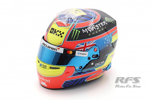 Oscar piastri helm bell - oscar,