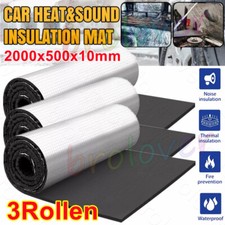 6M Schaumstoff Schalldämmung KFZ Auto Dämmmatte Isolierung Selbstklebend 10mm DE