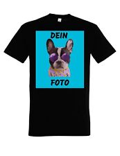 Herren T-Shirt bedrucken mit eigenem FOTO personalisiert Geschenk Männer Fun