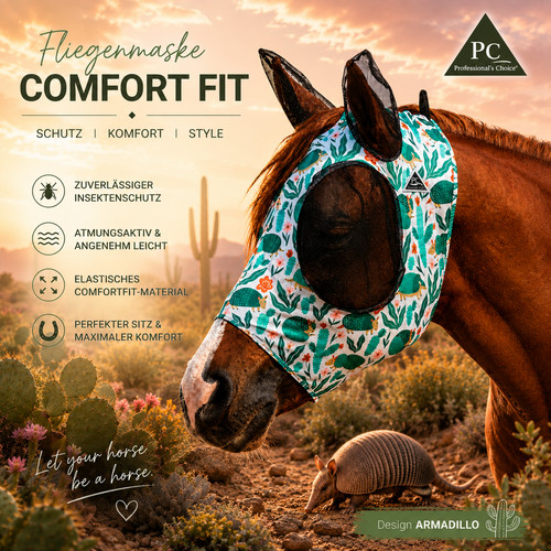 Fliegenmaske pferd lycra - fliegenmaske,