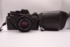 Praktica Electronic BC 1 SLR Cámara Pentacon + Objetivo Praktica 1,8/50 mm MC