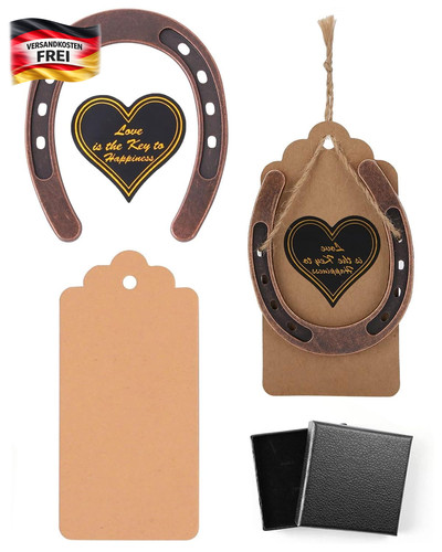 Hufeisen glücksbringer set - glücksbringer,
