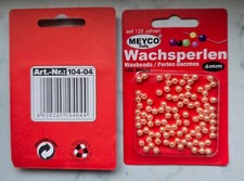 Meyco Wachsperlen 4 mm in hell