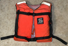 SECUMAR RETTUNGSWESTE SCHWIMMWESTE WESTE SCHWIMMEN RETTEN BOOT MIT PFEIFE ORANGE