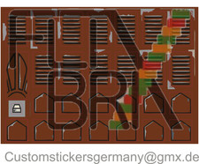 Aufkleberbogen Stickerbogen