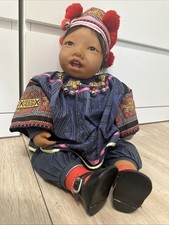 Künstlerpuppe Sammler Götz Carin Lossnitzer Vinyl Puppe 52 cm. Top Zustand