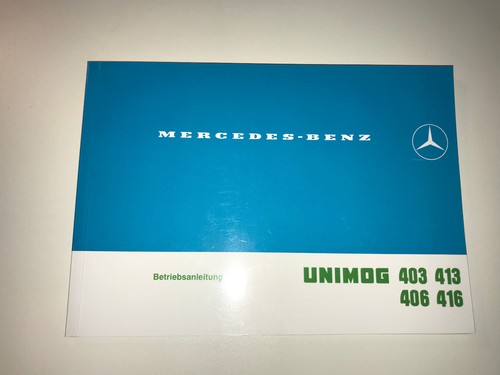 Unimog betriebsanleitung - unimog,