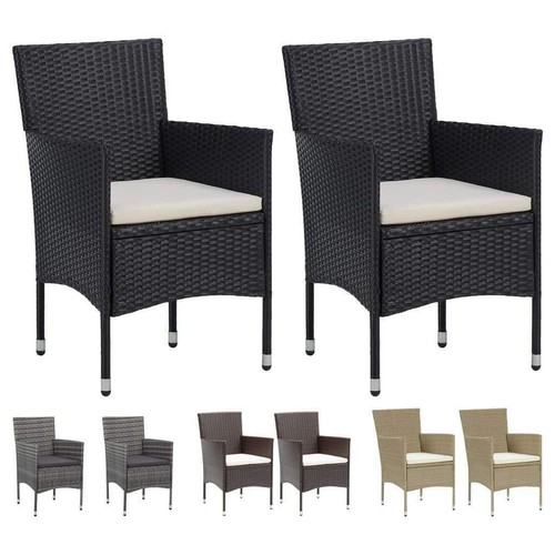 Poly rattan gartenstuhl - rattan,