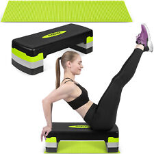 NEO-SPORT Steppbrett Aerobic Fitness Stepper 3 Stufen Heimtreiner