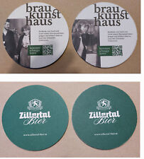 2 Bierdeckel Zillertal