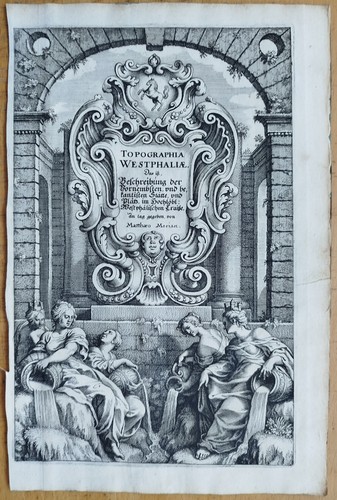 Titel topographia westphaliae - titel,