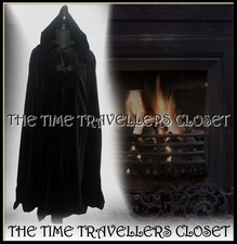 VINTAGE 80er LAURA ASHLEY SAMT CAPE MANTEL VIKTORIANISCH REITEN S/M UK 8 10 12 14