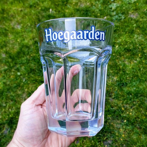 Single hoegaarden bierglas - hoegaarden,