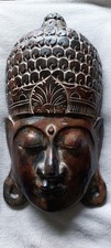 Buddha Maske aus Holz, Edles Design