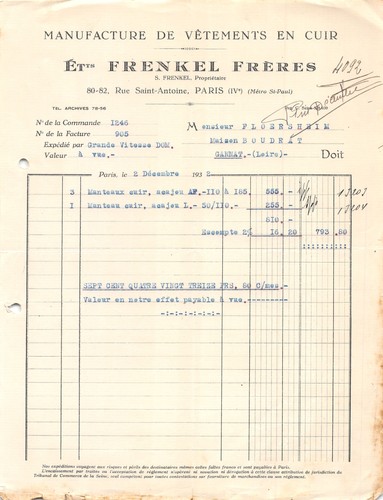 Rechnung 1932 - rechnung,