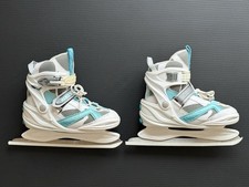 Roces Kinderschlittschuhe Clubby 1.0 Girl, Größe 34-37 Weiß/Türkis Guter Zustand