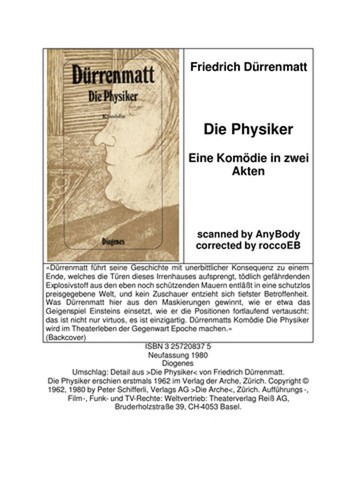 Die physiker paperback - die,