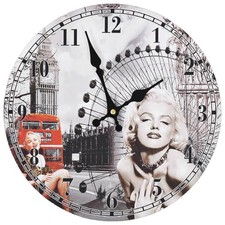 Modern wanduhr holz ohne - holz,