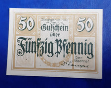 MYLAU NOTGELD 50 PFENNIG 1919