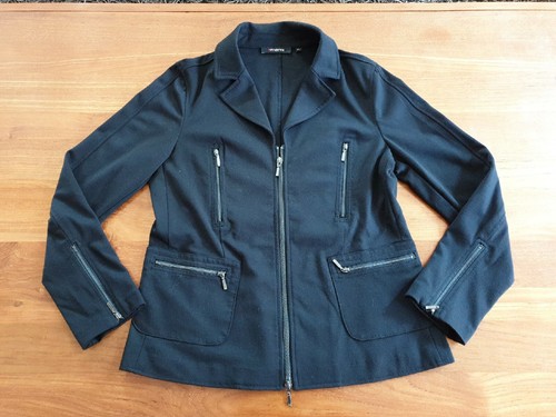 Schwarze jacke kragen blazer - jacke,