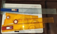 Rotring Rapid A3 Zeichenplatte & Zeichenschablonen verschiedene Schriftgröße