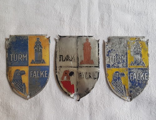 Altes steuerkopfschild - 3x,