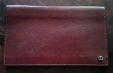 Aigner Scheckhülle Leder