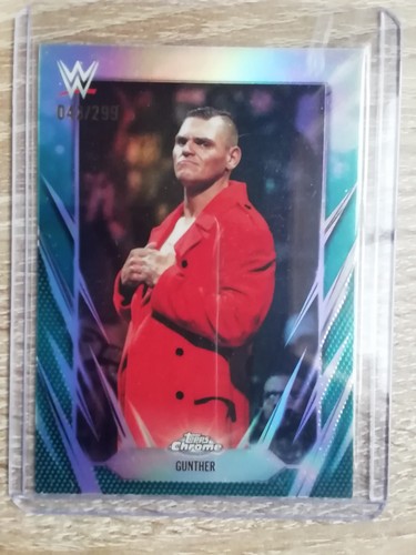 Gunther wwe topps lot numbered - wwe,