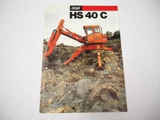 Prospekt Schaeff HS 40 C Schreitbagger 1988