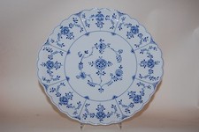 Kuchenplatte mit Henkel Platte 28cm Salzburg Musselmat blau Tirschenreuth