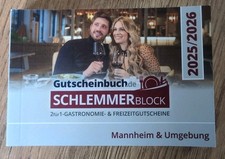 Gutscheinbuch Schlemmerblock Mannheim & Umgebung 2025/2026 inkl. 30€ Guthaben