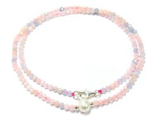 Edelstein Morganit Kette