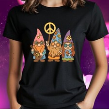 Frauen T-Shirt Hippie Gnome