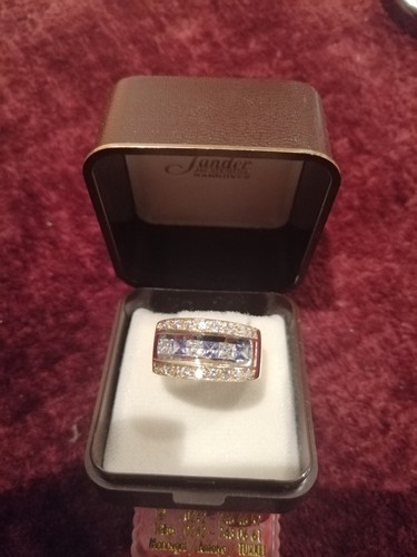 Moderner aquamarin ring - aquamarin,