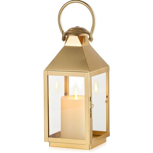 Goldene laterne metall 5cm - goldene,