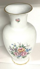 Vase Johann Seltmann Vohenstrauss, 30 cm hoch, Goldrand