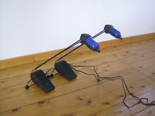  Pärchen 1980er Tisch Halogenlampe ITALY Design Bandiera / Facchini - 3F Studio 