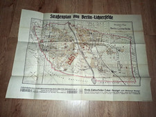 antik Karte Plan Straube's