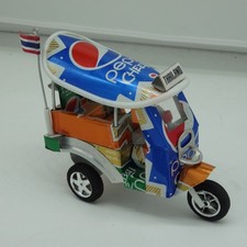 Tuk Taxi Thailand Auto Modell aus Pepsi Dose Fahrzeug Thai Rikscha Sammlerstück