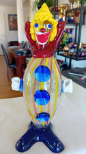 XL Große schwere Glas Statue