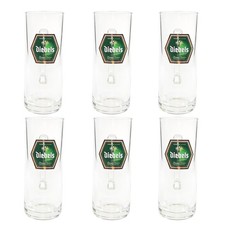 6x Diebels Bierkrug Glas Krug