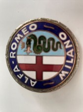 Alfa Romeo Vintage -original  Emblem -Emaille -Scudetto
