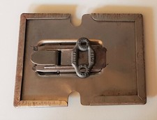 Blech Fahrkarten Halter für Wochenkarte Monatskarte DR Deutsche Reichsbahn #003