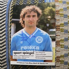 Autogrammkarte Selcuk Yula Blau-Weiß Berlin original signiert