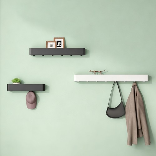 Wandgarderobe mit ablage - mit,