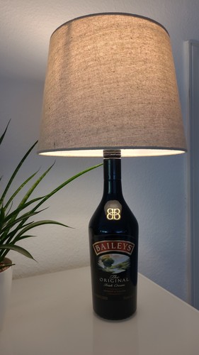 Lampe aus baileys flasche mit - flasche,